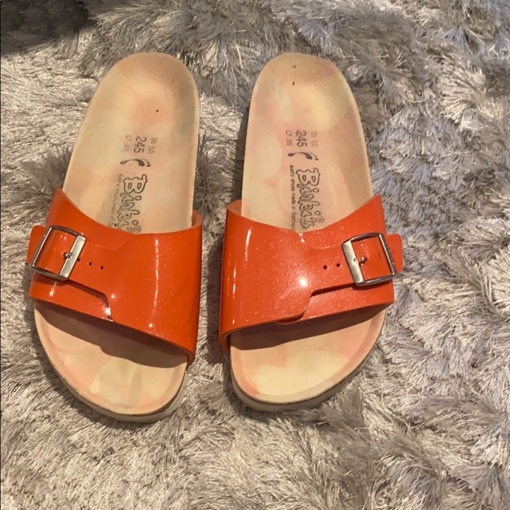 Birkenstock, Birki’s orange color, size 38